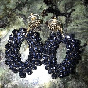 BaubleBar black drop earrings